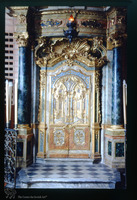 Photograph of: Torah Ark in Tempietto Piccolo - The Small Prayer Hall in Tempio Grande (Great Synagogue) in Turin : Torah Ark in the South East.