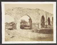 Jericho--Aqueduct from the Fountain of Elisha
