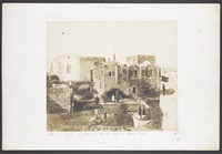View from the Hospital of Christ Church--The Castle of David and the House of the Rev. I. Nicolayson