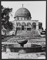 Moschea d'Omar colla Fontana a Gerusalemme
