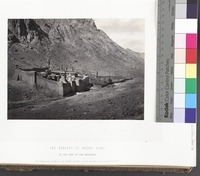 The Convent of Mount Sinai, at the foot of the mountain