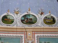 Photograph of: Grain Merchants' Synagogue in Bacău - Interior - Vault : Vault decoration.