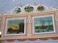 Photograph of: Grain Merchants' Synagogue in Bacău - Interior - Vault : Vault decoration.