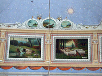 Photograph of: Grain Merchants' Synagogue in Bacău - Interior - Vault : Vault decoration.