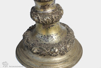 Photograph of: Torah finial : Inscription.