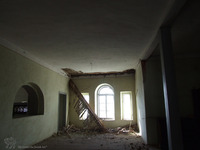 Photograph of: Great Synagogue in Fălticeni - Women's section.