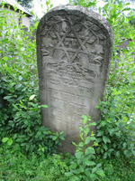 Photograph of: Jewish Cemetery in Rakhiv.