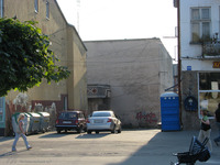 Photograph of: Place of the synagogue in Kalush.