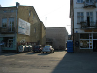 Photograph of: Place of the synagogue in Kalush.