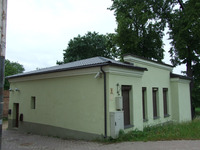 Photograph of: Hasidic (Habad) Synagogue in Bauska.