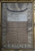 Photograph of: List of the members of Societa di beneficenza in Saluzzo, Italy.