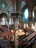 Photograph of: Eldridge Street Synagogue in Lower East Side, New York, NY.