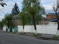 Photograph of: Kloyz of the Chernobyl Hasidim in Novohrad-Volynskyi.