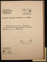 Демографические сведения по еврейской религиозной общине Вижница за 1822 год.