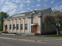 Photograph of: Former Great Synagogue in Radyvyliv.