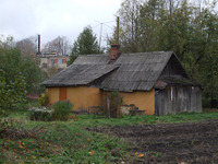 Photograph of: Postwar synagogue in Varakļāni, Latvia.
