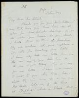Letters to Conrad Schick II.