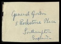 Notes and letters to Conrad Schick I.
