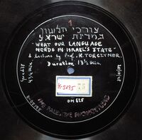 צרכי הלשון במדינת ישראל