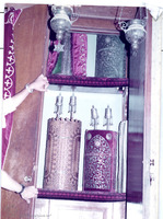Photograph of: Meir Einaim (Biton) Synagogue in Cairo : Interior, Torah ark.
