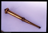 Photograph of: Tin Torah pointer.