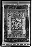 Photograph of: Parokhet (Torah Ark curtain).
