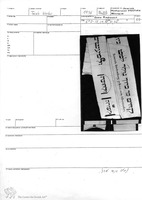 Photograph of: Wimple from the Łódź Ghetto : Field documentation.