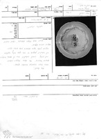 Photograph of: Sabbath plate, Wałbrzych (Waldenburg), after 1831 : Field documentation.