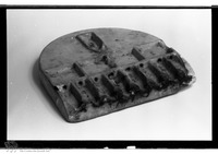 Photograph of: Hanukkah lamp.