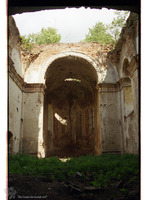 Photograph of: Bernardine church in Leshniv (Leszniów).