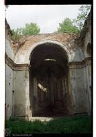 Photograph of: Bernardine church in Leshniv (Leszniów).