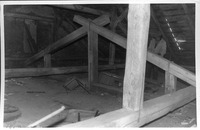 Photograph of: Double Synagogue (II) in Nemyriv : The roof space above the eastern synagogue.