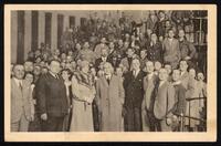 Lord and Lady Reading and Mrs. Rutenberg with group taken in the Tel-Aviv power house.
