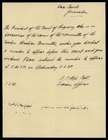 Order to appear before the Court of Inquiry.