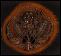 Grape Olive Wood Carving – Souvenir from Jerusalem, The Holy Land.
