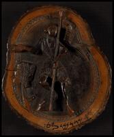 Saint George Olive Wood Carving – Souvenir from Jerusalem, The Holy Land.