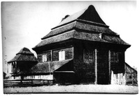 Photograph of: Wooden synagogue in Voupa : View from southeast.