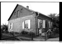 Photograph of: Brick house in Musninkai (?).