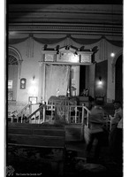 Photograph of: Synagogue of Mountain Jews in Buinaksk : Torah ark.