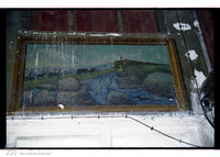 Photograph of: Kupa Synagogue in Kraków - Western wall of the prayer hall - Noah's Ark and surrounding wall.