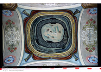 Photograph of: Synagogue in Łańcut - Bimah : Interior dome of the bimah.