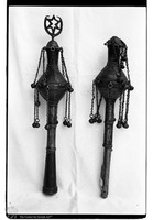 Photograph of: Torah finials.
