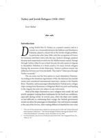 Turkey and Jewish refugees (1938-1945).