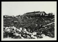 Bombed Function Station on the Gaza-Beersheba Line by British Corps.
