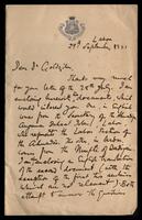 Letter to Goldziher from Mohammad Shafi (The University of the Panjab) with attachments on the Ahmadiyya community.