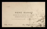 Business cards with Goldziher's notes at their back.