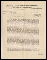 Deutsch-Israelitischer Gemeindebund.