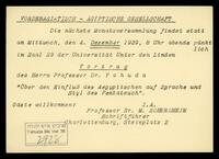 Vorderasiatisch-Ägyptische Gesellschaft Berlin.