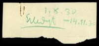 Copies of Arabic letters.