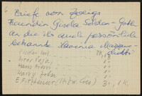 Gisella Selden-Goth, Erich Fitzbauer, Hanns Arens, Harry Zohn, Fischer-Verlag, Peter Vajo: Briefe an Lavinia Mazzucchetti.